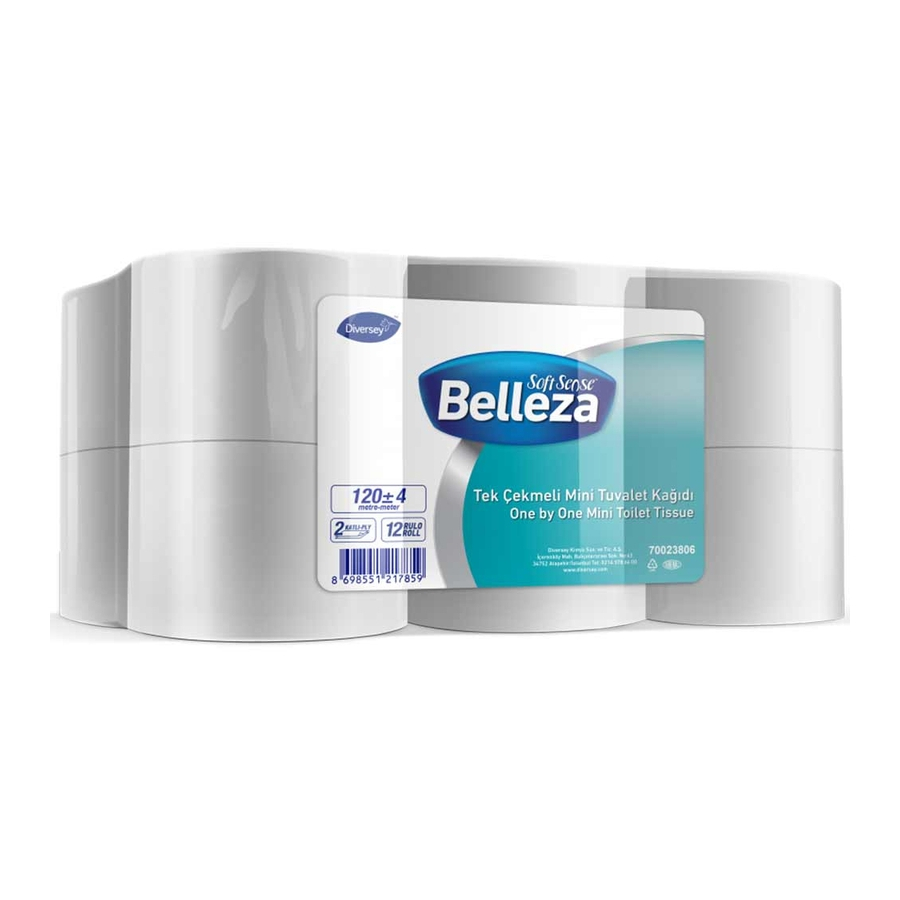 Belleza Tek Çekmeli Endüstriyel Tuvalet Kağıdı