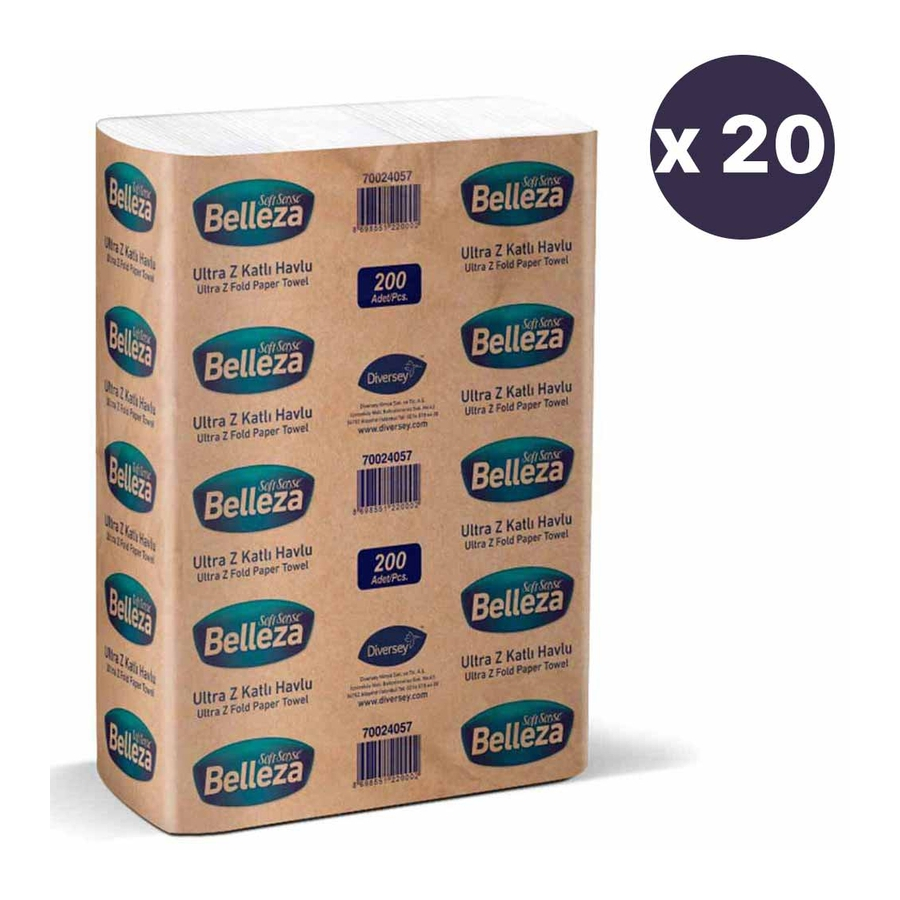 Belleza Ultra Z Katlı Havlu