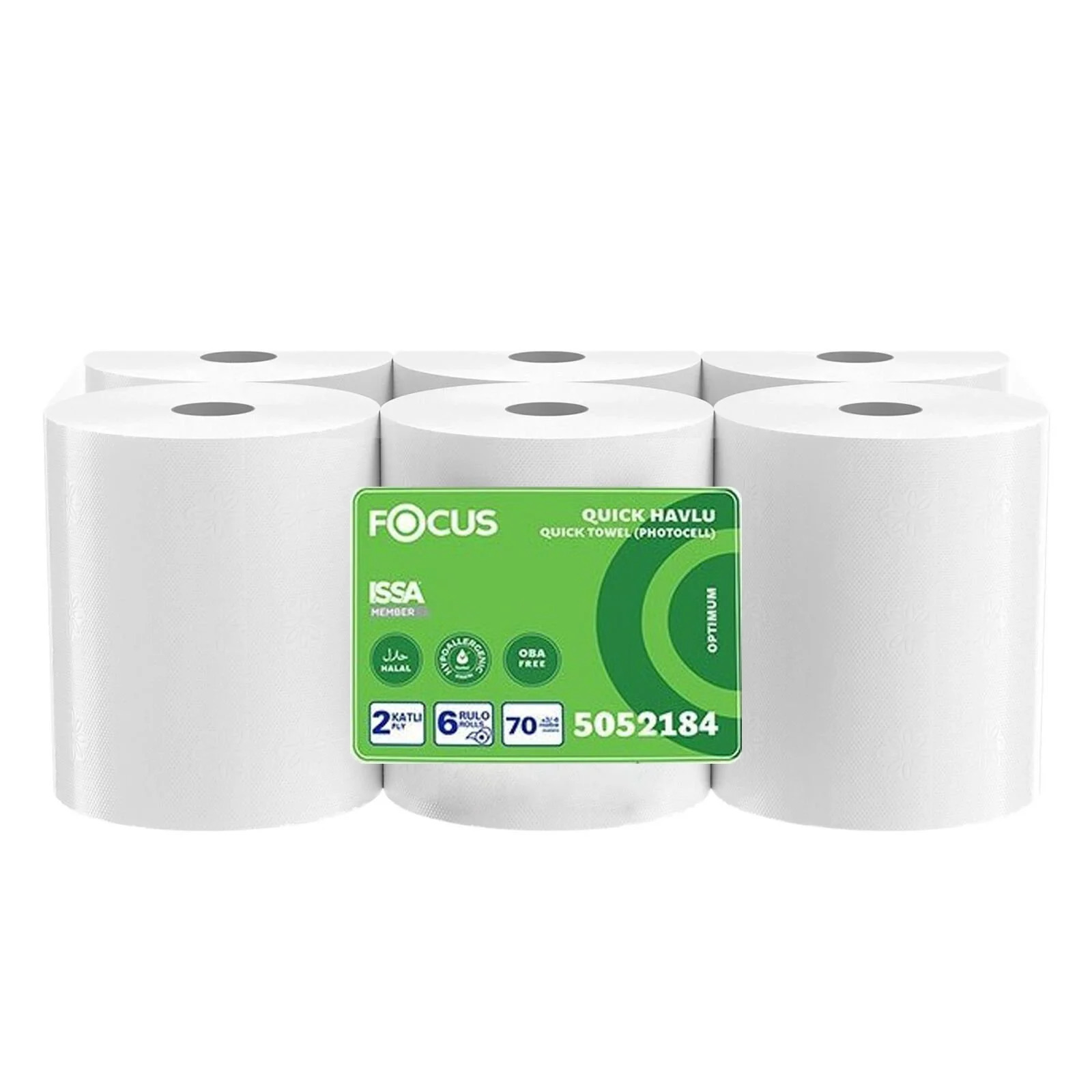 Focus Optimum Jumbo Sensörlü - Fotoselli Makine Havlusu 6'lı 70m