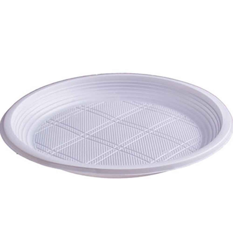 Orta Boy Plastik Tabak 170 mm Çap 100 Adet